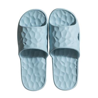 China Unique Eva Slides Sandals Unisex New Fashion Trend Light Soft Design Gutter Slippers Massage Non-slip Pure Color Slides Slippers For Men for sale