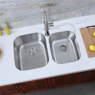 China Without faucet 18 gauge undermount SS sink bowl kitchen 32