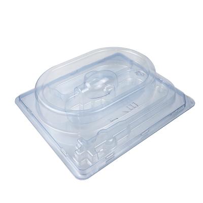 China Eco-friendly Cheap Custom Clear Plastic Packaging Box Blister Cards Packaging Clamshell Sliding Blister Packaging Tray for sale