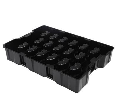 China Wholesale Custom Black ESD Electronics Plastic Anti-static Tray Plastic ESD Trays Blister Packing For PCB for sale