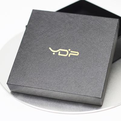 China 100% good qualities handmade shinny the heaven and earth cover bracelet black fancy paper box with logo for sale