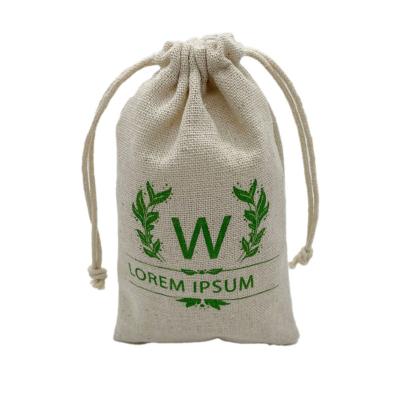 China 100% Handmade Good Prices Eco Friendly Silk Printing Logo Jewelry Pouches With String for sale