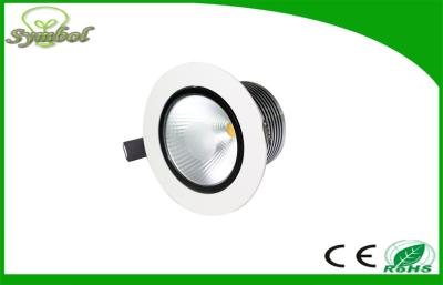 China 3500K round AC 220v 60° COB Led Downlight With Isolated driver & Epistar led for sale