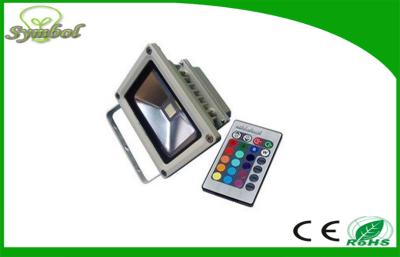 China IP65 Waterproof 10W RGB Epistar Led Flood Light Black And Grey Housing for sale