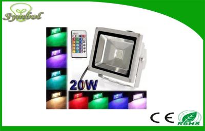 China 5500k 60 Hz RGB Led Flood Light 20W With Epistar Led , commercial led flood lights for sale