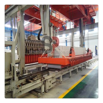 China Autoclaved plant aerated concrete aac / autoclave production line for gas silicate block plant for sale