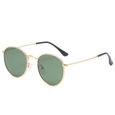 China UV400 GWTNN OEM Lunette De Vue Metal Metal Round Frame Vintage Polarized Frame Sunglasses for sale