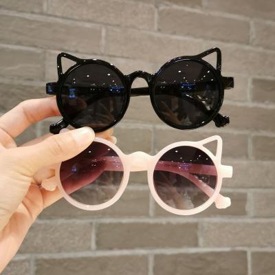 China UV400 GWTNN OEM Lunettes Enfants  Flower Wings Outdoor Children Lovely Children Cute Vintage Cat Eye Cartoon Sunglasses for sale