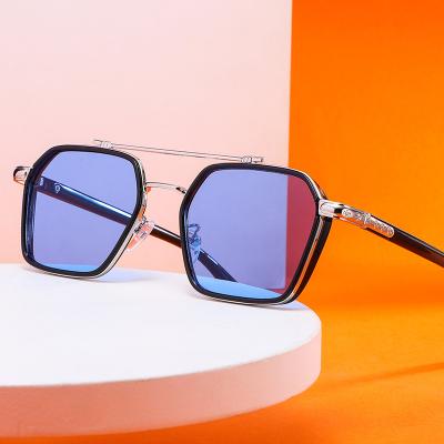 China UV400 GWTNN OEM Lunettes De Luxe Homme Fashion Square Frame Big Frame Sunglasses for sale