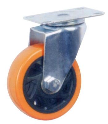 China Other Medium Duty Industrial Type Caster 3/4/5 Inch Polyvinyl Chloride Swivel Wheel for sale