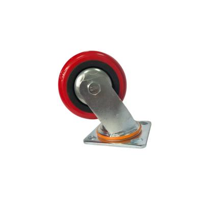 China PIVOT Wholesale 5inch Trolley Wheels Swivel Heavy Duty Industrial Polyvinyl Chloride Caster Wheel for sale