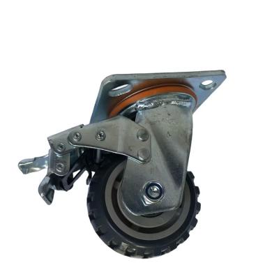 China Wholesale 4IN PIVOT PVC Trolley Caster Hand Truck Casters Deafening Caster Wheels for sale