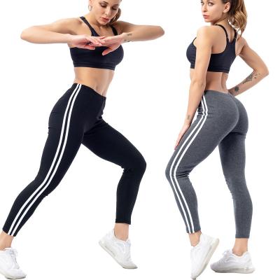 China Breathable fashion suits new women's high waist white running women's fitness pants leggings for sale