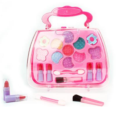 China Make Up Kit 2021 Wholesale Kids Make Up Kit Real Cosmetic Toys Princess Beauty Set With Eyeshadow Lip Gloss Blush For Girls Christmas Gifts for sale