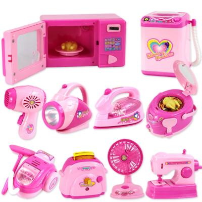 China Kitchen Set Toy Preschool Toy Simulation Pretend Play Kitchen Toy Set Small Household Appliances Electric Washing Machine Toy Set for Kids Girls Christmas Gifts for sale