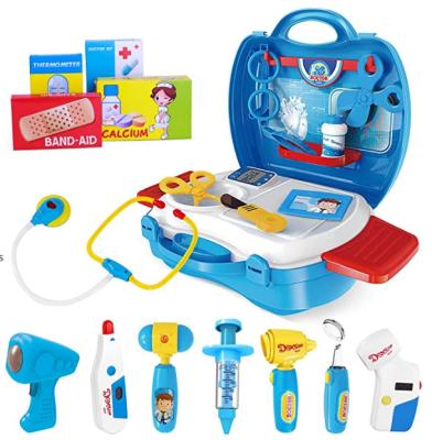 China Pretend Play Toy Set Medical Doctor Play Set with Electronic Stethoscope Pretend Doctor Toy Kits Medical Gift Educational Toy for Girls Boys Toddler for sale