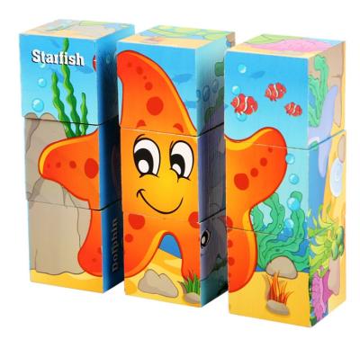 China DIY TOY Hot Selling Kids Educational Wooden Early Learning Toys 3D Educational Toys For Children for sale