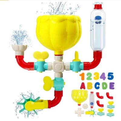 China Bath Toy 11 Pieces Bath Toys with Pipes Shower Pipes Bath Toys for Kids Girls Boys Toddler Water Playing Perfect Gifts for sale