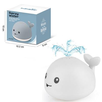 China Bath Toy Baby Bath Toys Electric Water Spray Bath Toy with LED Light Water Sprinkler for Kids for sale