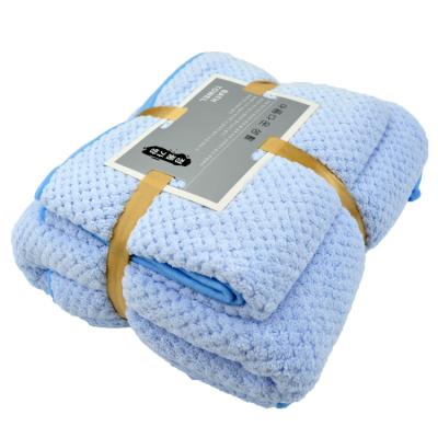 China Wholesale High Quality Absorbent Home and Hotel Microfiber Towel Factory Towel Set for sale