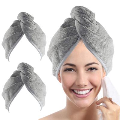 China QUICK DRY Microfiber Hair Towels Wrap Super Absorbency Wholesale Cheap Hair Drying Turban Wrap Towel for sale