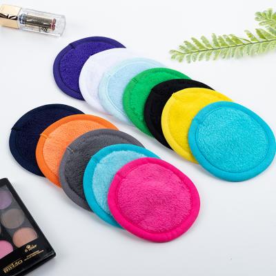 China Hot Sale Multicolor Microfiber Eye Remover Makeup Face Makeup Remover Pads for sale