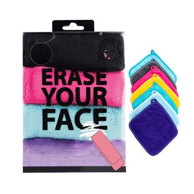 China Wholesale QUICK DRY Make Up Remover Towel Private Label Microfiber Makeup Remover Washable Cloth Towel for sale