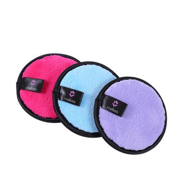 China Hot Microfiber Spun Washable Remover Makeup Cleaning Pads for sale