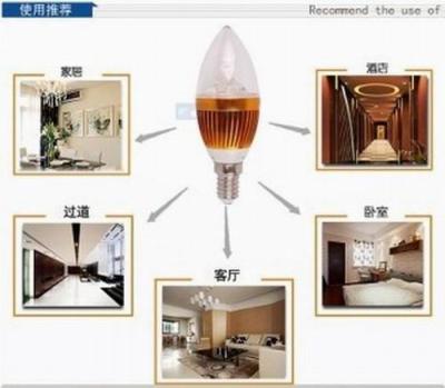 中国 高い発電 LED の球根ライト 3w 販売のため