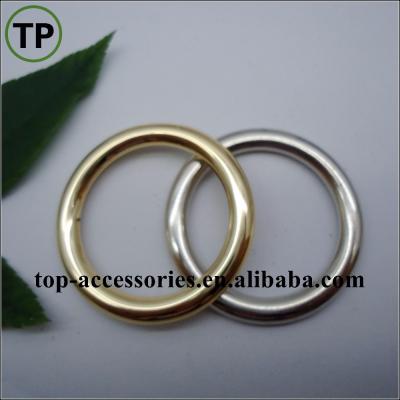 China ABS/plastic plated eco-friendly round/gold o ring for garment/luggage accessories for sale