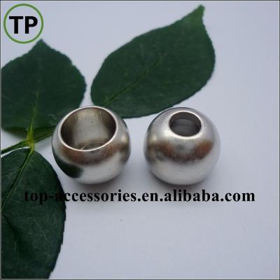 China Nickel Free Ball Shape ABS/plastic Plating End Cap For Garment Cord End for sale