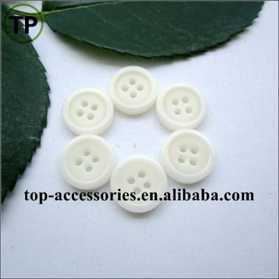 China True dry cleaning natural material corozo button with four holes for shirt for sale