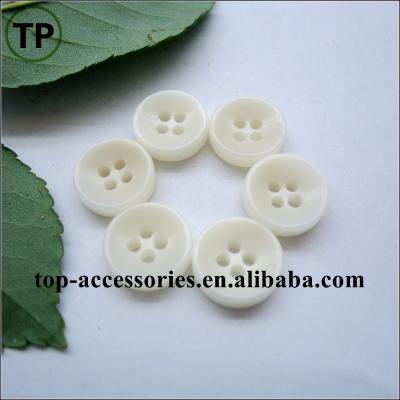 China Dry cleaning manufacturer supply real corozo shirt white ivory button for sale