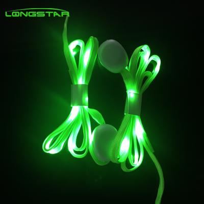 China China Manufacturer Wholesale Custom Fashion Round High Quality Colorful Glow in Dark Light Led Various Styles Nylon Lace for sale