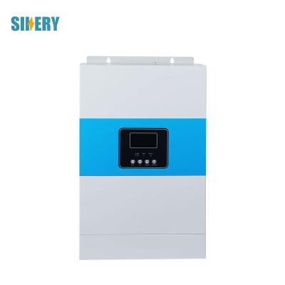 China Overload Protection 5.5kw  Solar Inverter Pure Sine Wave  Controller Power Battery Charger Off Grid Mppt 100 Panel System Solar Hybrid Inverter for sale