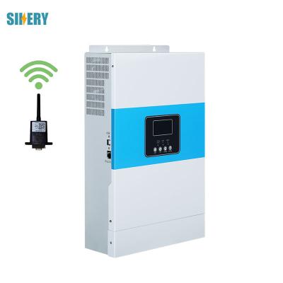 China New Design 3.5KW 5.5KW 24V 48V Battery 230V 50Hz 60Hz Inverter Power Solar Inverter for Home LCD Pure Sine Wave MPPT 100 PV500V 300*110*462 for sale