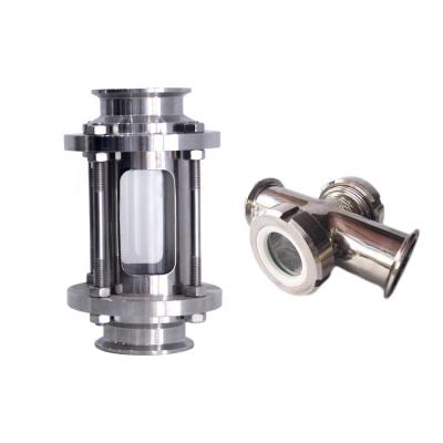 China Specular Reflection Sight Glass Pipe Level Gauge Sight Glass Tank Anti-corrosion Hygienic Level Sight Glass for sale