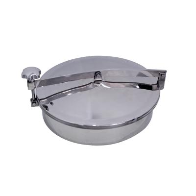 China Round manhole cover stainless steel fittings manhole cover price stainless steel covers anticorrosion sanitary manway tank for sale