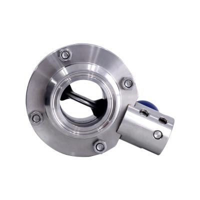 China Air Control General Butterfly Valve With Positioner Butterfly Valve Sanitary Double Flange Butterfly Valve for sale