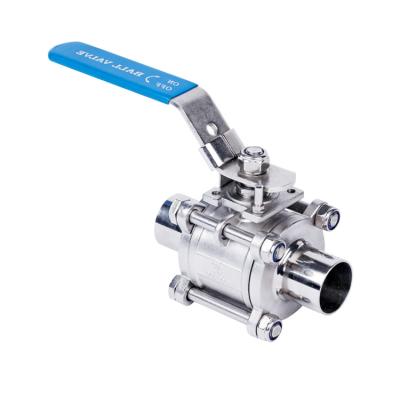 China General Price Pneumatic Ball Valve Ball Valve Food Grade SS304 SS316L Ball Valve for sale