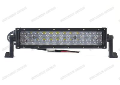 China 13.5 Inch Double Row LED Offroad Light Bar 4D CREE / Epistar 72W With Firm Bracket for sale