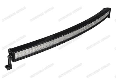 China High Intensity 50 Inch Curved LED Light Bar 10 - 32V Double Row For Trains / Boat for sale