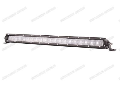 China 4D Single Row 50w LED Light Bar , Single Low 12v LED Jeep Wrangler Light Bar for sale