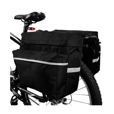 China Large Bike Rack Bag Best Under Seat Bicycle Bag Outdoor Pack Large Capacity Rear Bike Rack Recycling Bag for sale