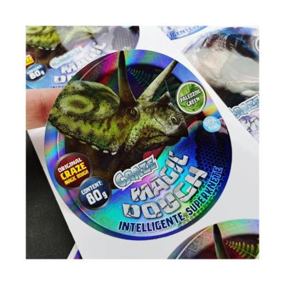 China Wholesale Waterproof Vinyl Holographic Stickers Print Cartoon Logo Custom Stickers for sale