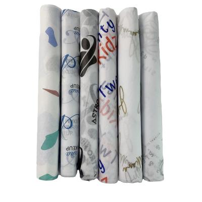 China Moisture Proof Free Cut Tissue Paper Custom Logo Transfer Gift Wrap Paper Custom Made for sale