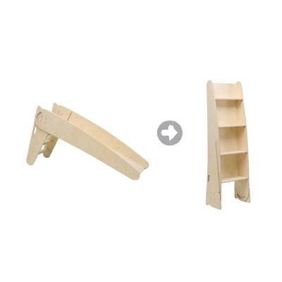 China 2-6 Years Old Kids In Playroom Kids Plywood Furniture Wooden Slide For Kids for sale