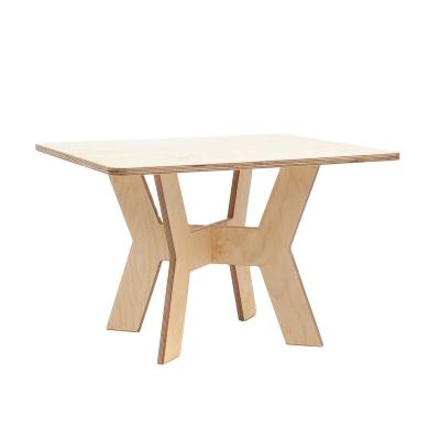 China Birch Plywood Kids Furniture Birch Plywood Toddler Table Montessori Playroom Table Kids Wooden Table for sale