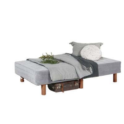 China Wooden Bed Pine Soft Bed Built-in Bed With Pocket Bed Frame Wooden Sofa Bed In Gray Color for sale