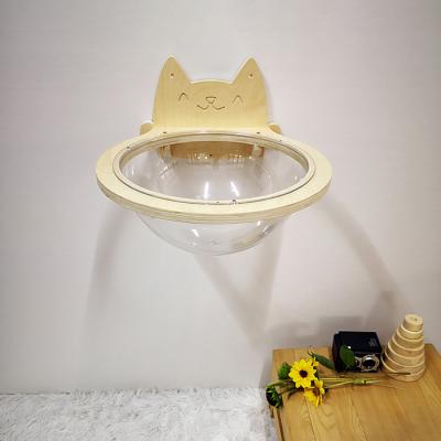 China Hot Sell Dog Fence Viable Acrylic Dome Window Peek Bubble Acrylic Dome Window For Pets Dogs Cats for sale